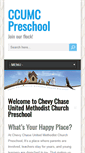 Mobile Screenshot of ccumcpreschool.org